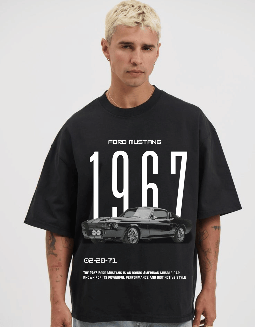 1967 MUSTANG1967 OVERSIZED T-SHIRT FOR MEN
