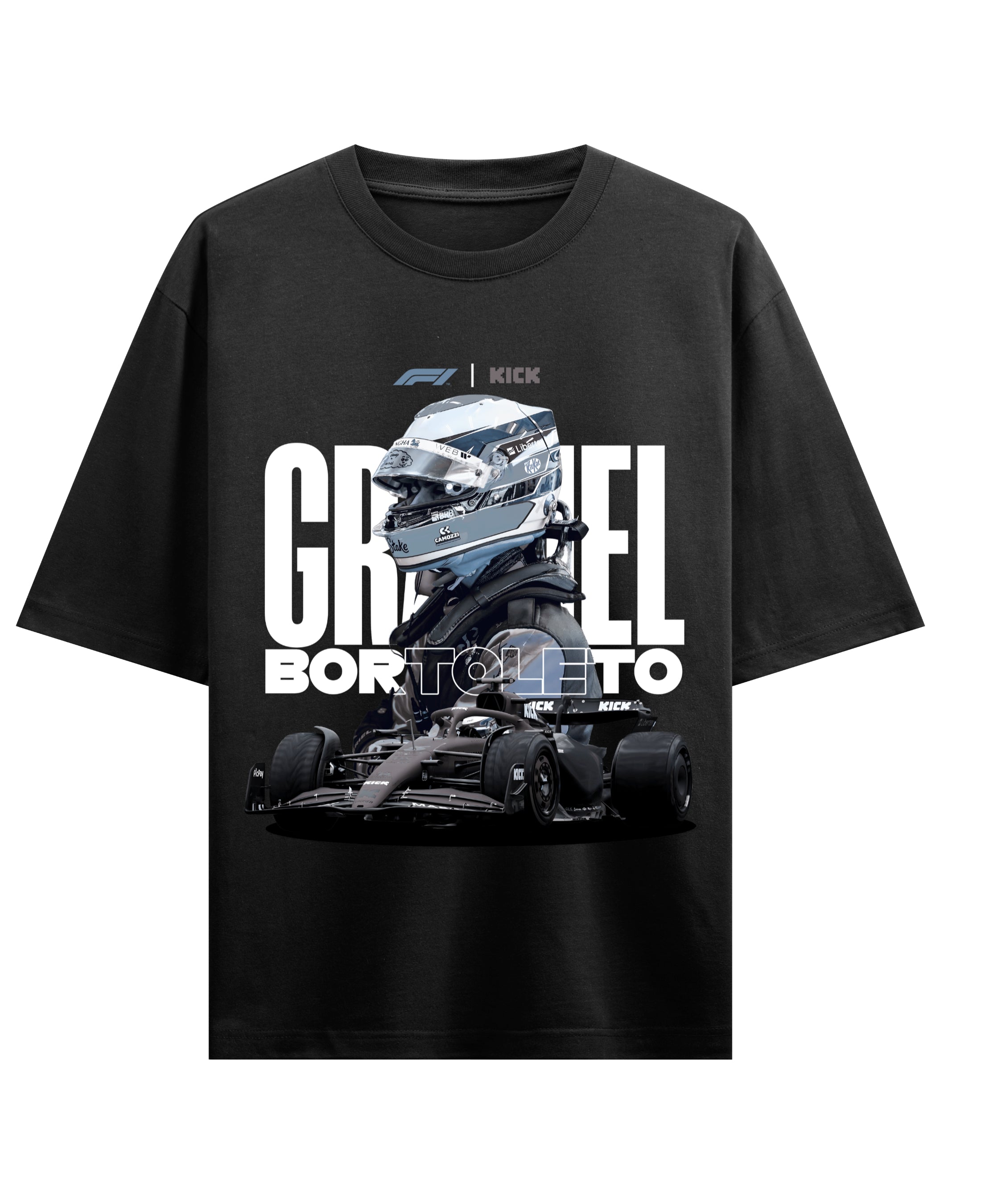 Black Oversized T-shirt Front Design