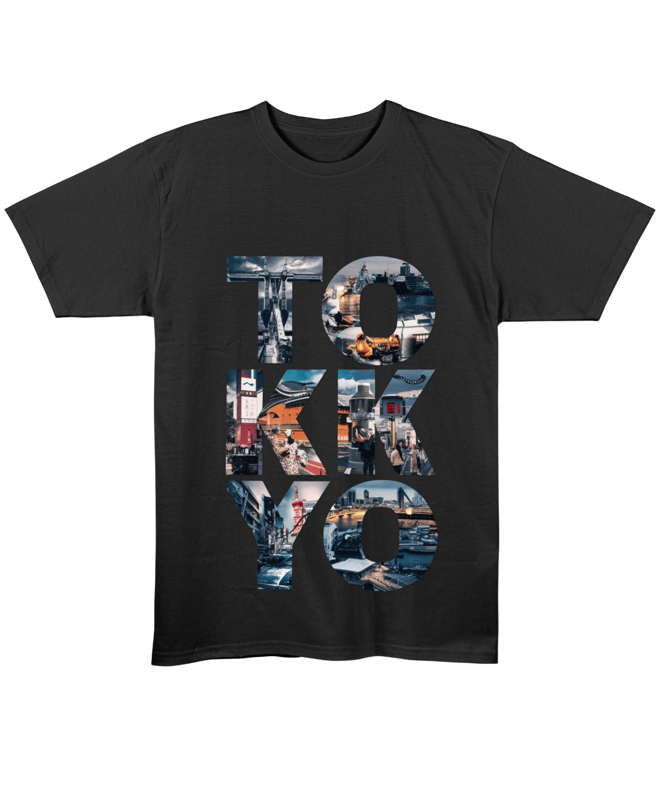 Black Regular Fit T-shirt Front Design