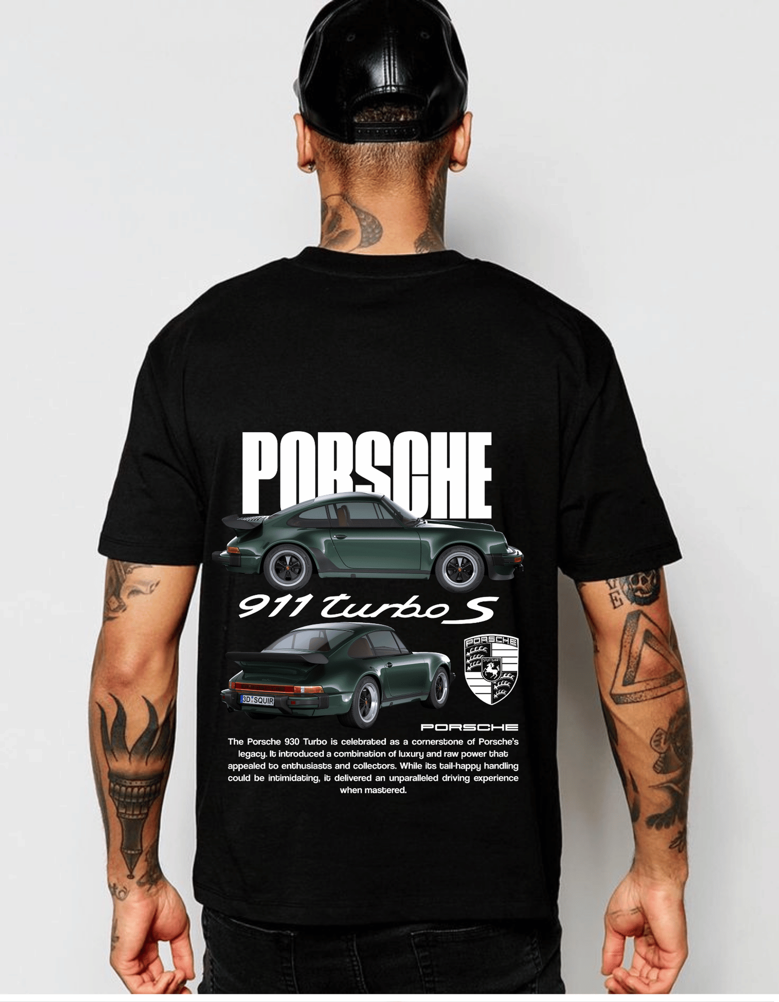 PORSCHE 911TURBOS REGULAR TSHIRTS FOR MEN