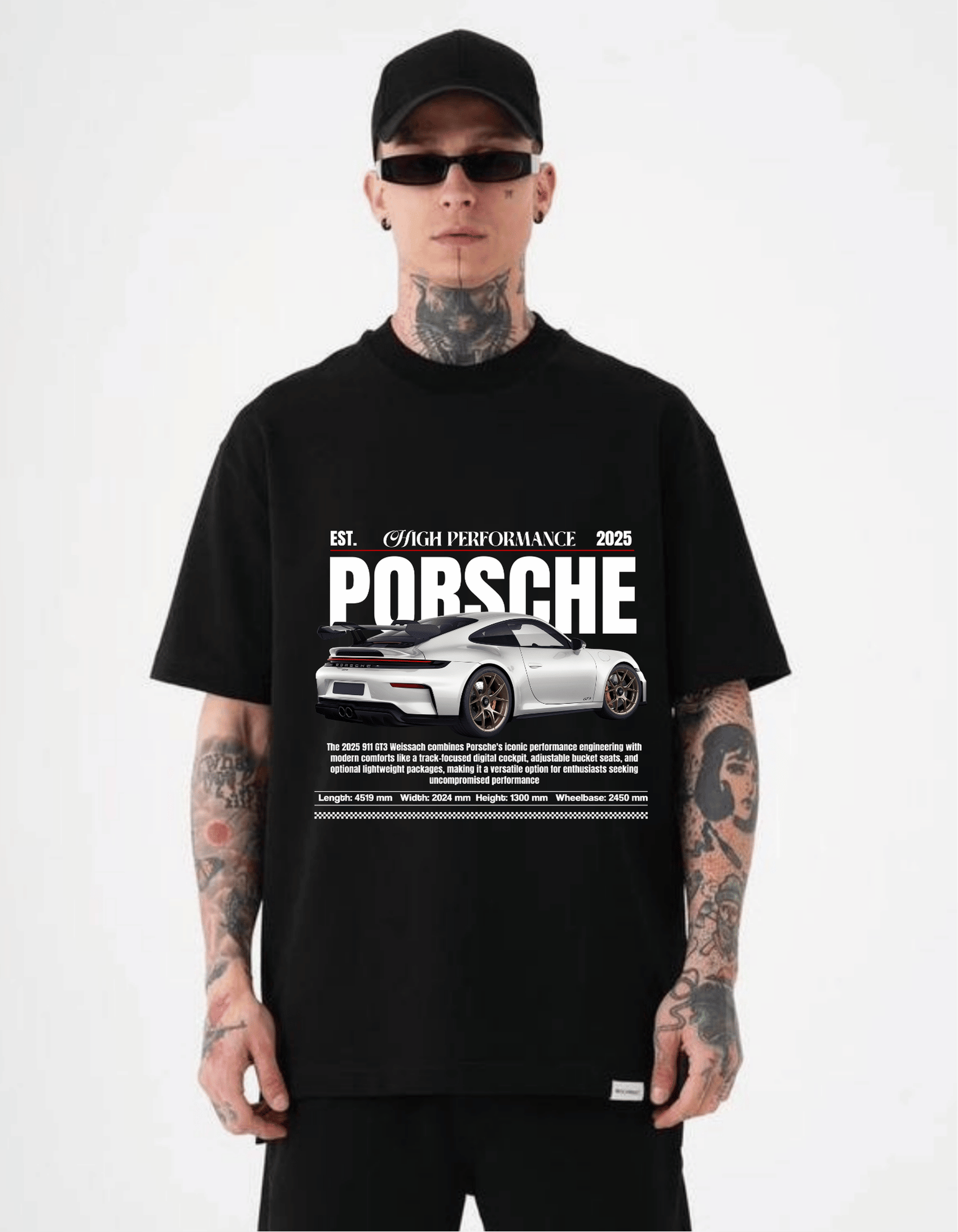 PORSCHE HIGH PERFORMANCE REGULAR TSHIRTS FOR MEN