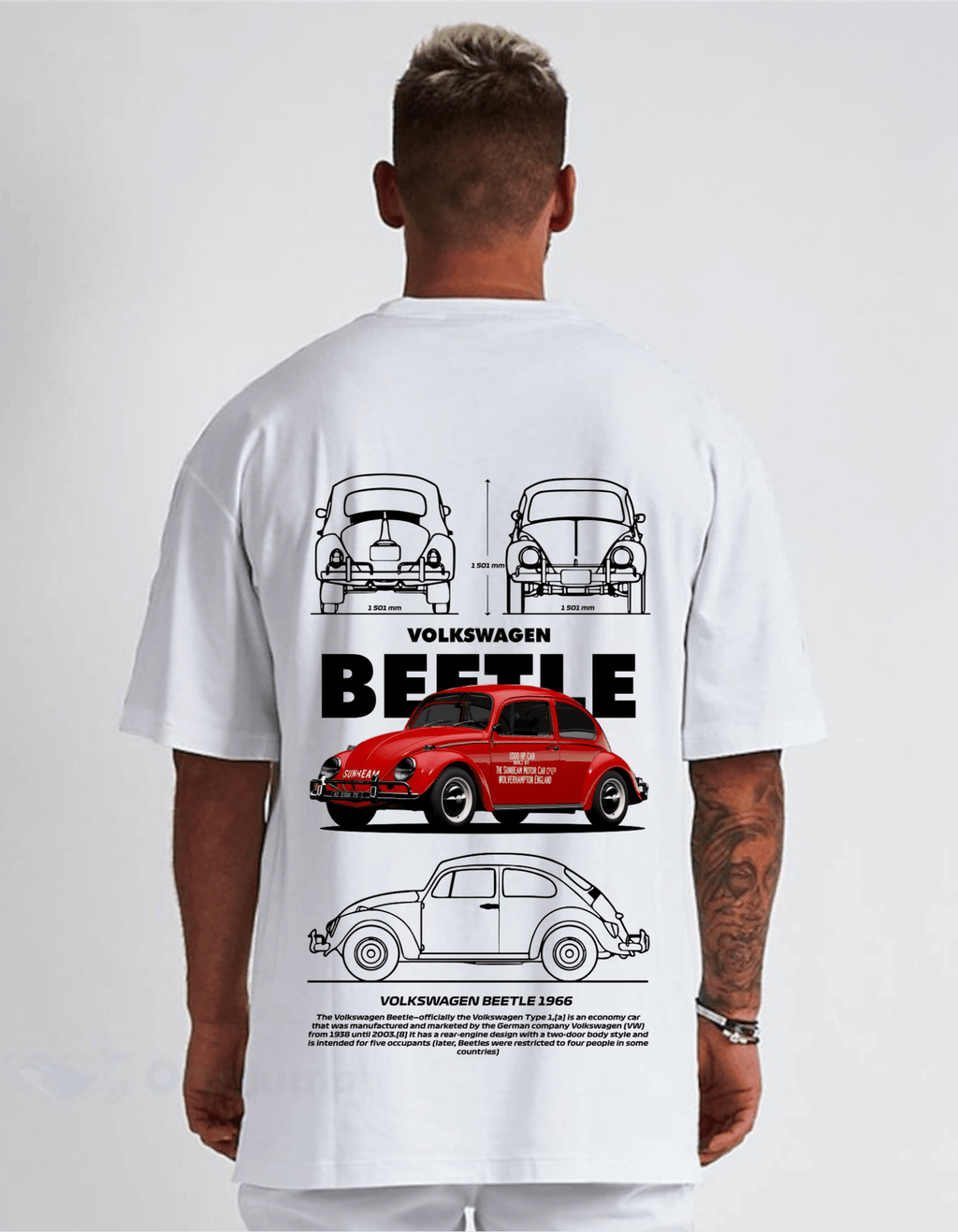 BEETLE OVERSIZED T-SHIRT FOR MEN