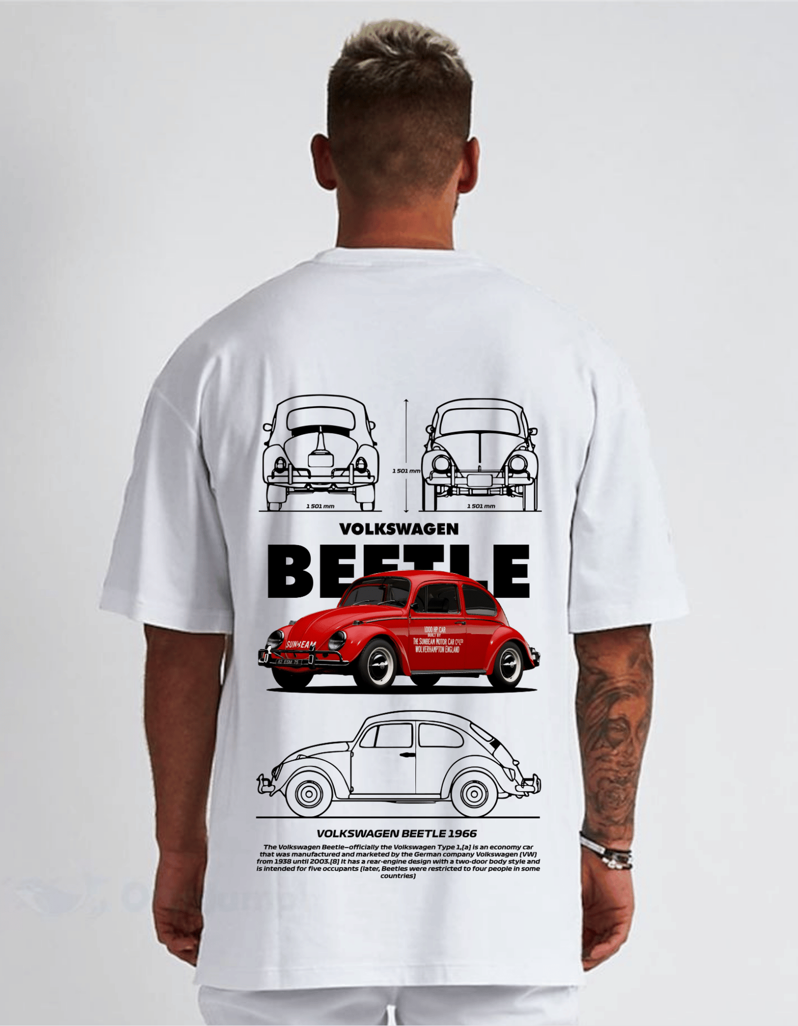 BEETLE OVERSIZED T-SHIRT FOR MEN