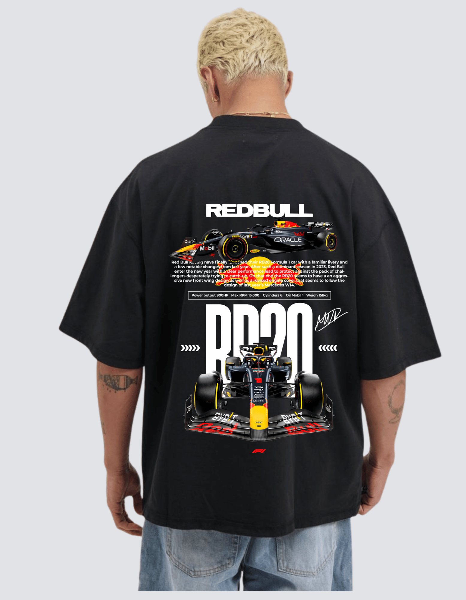 REDBULLS OVERSIZED T-SHIRT FOR MEN