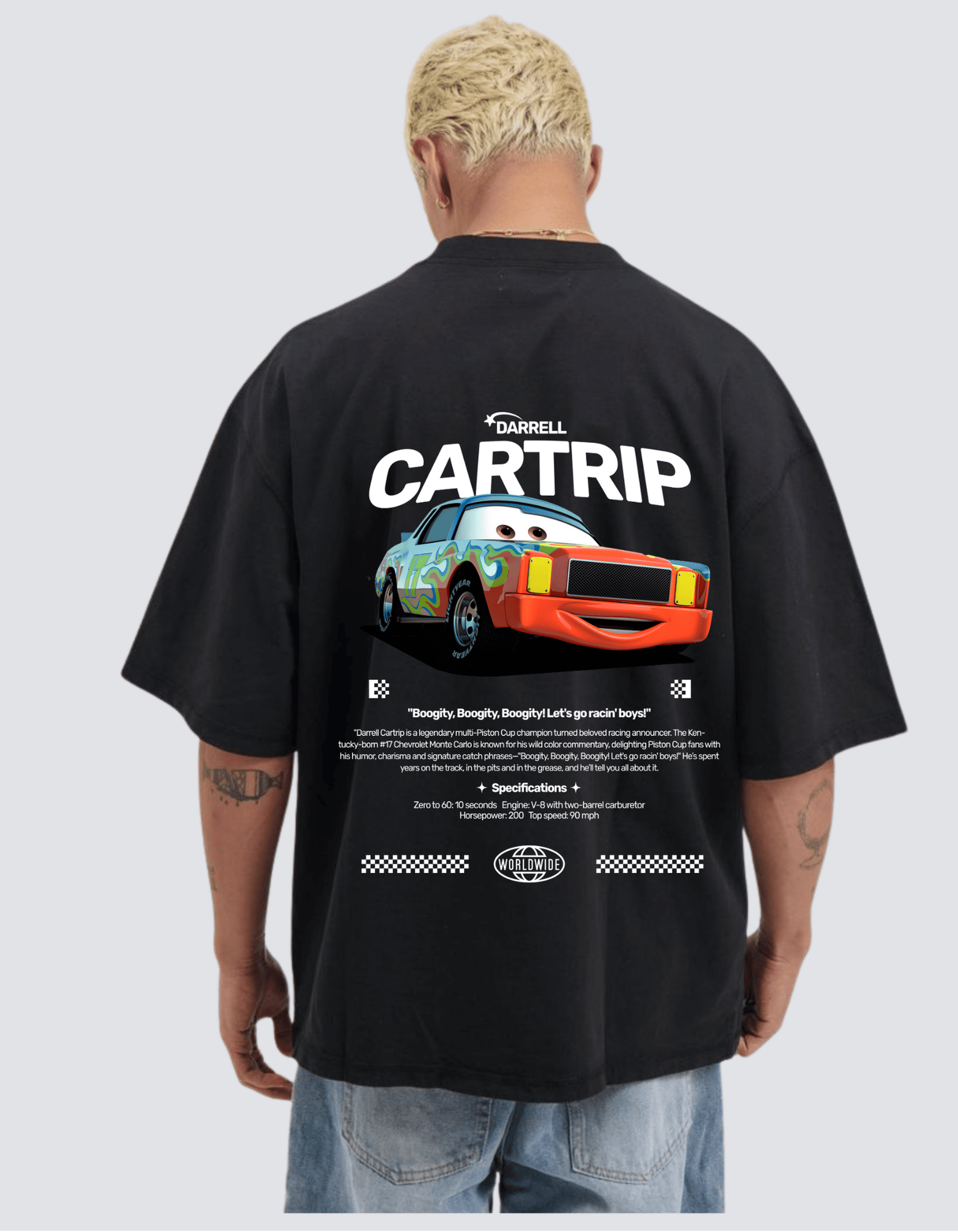 CARTRIP OVERSIZED T-SHIRT FOR MEN