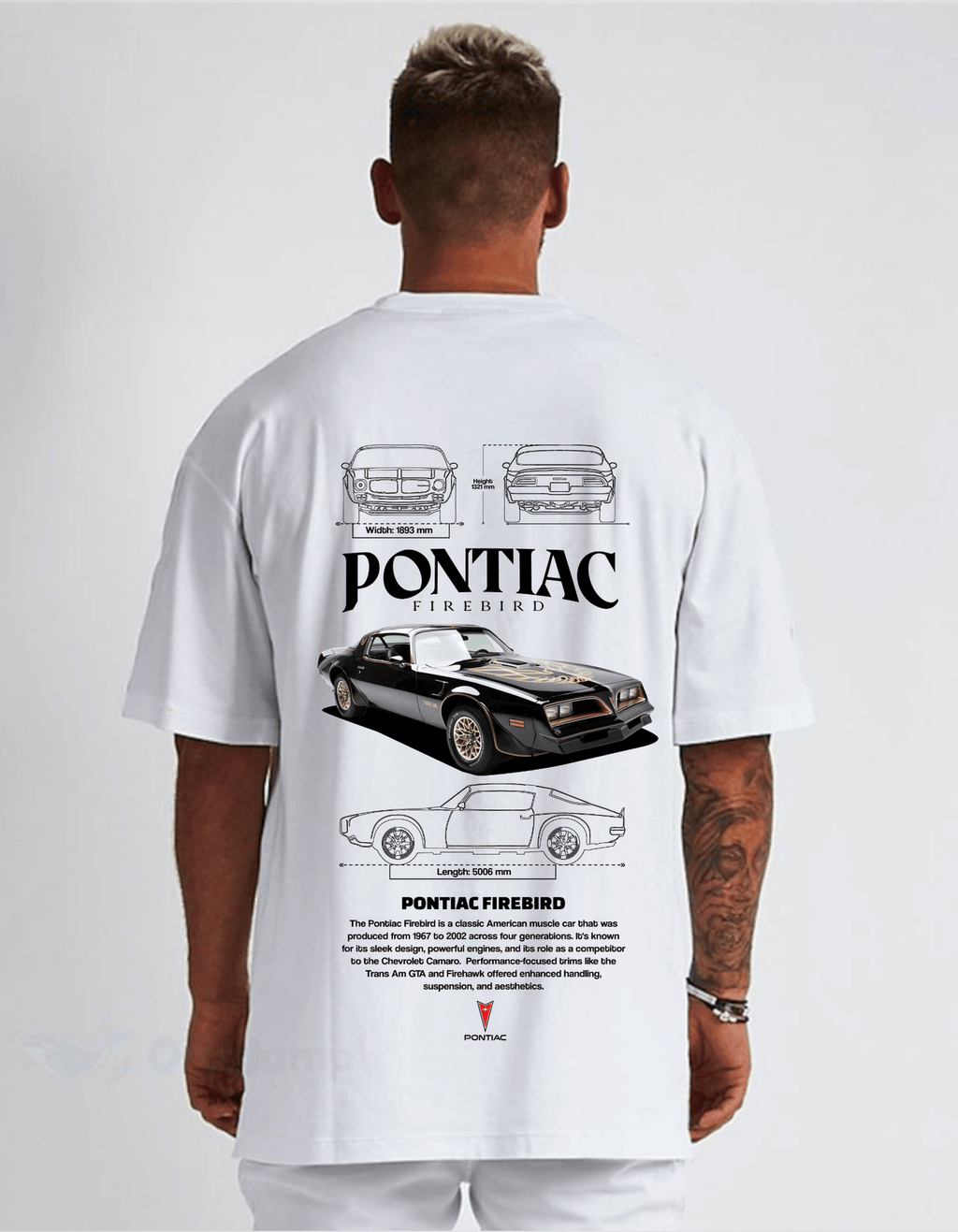 PONTIAC OVERSIZED T-SHIRT FOR MEN