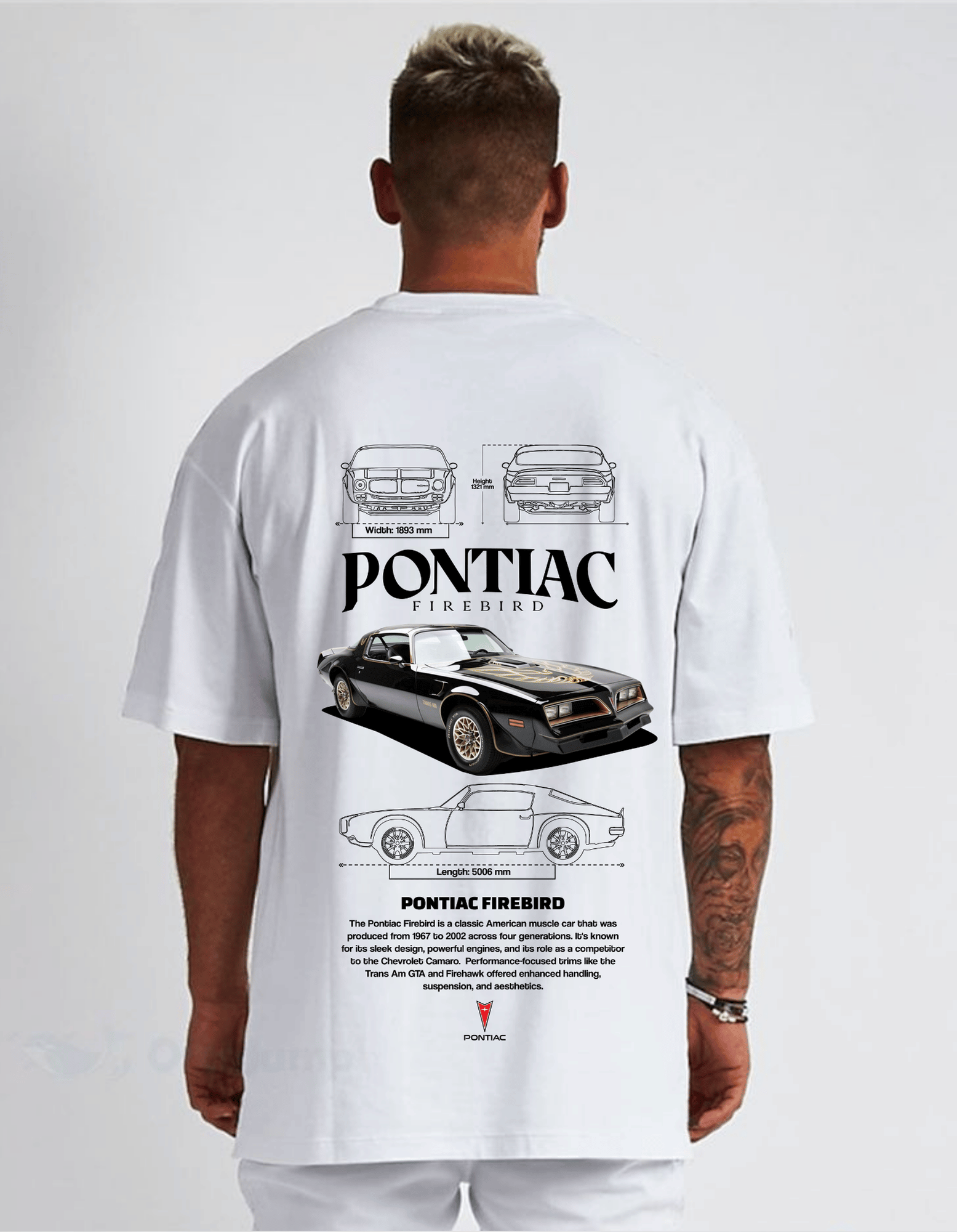 PONTIAC OVERSIZED T-SHIRT FOR MEN