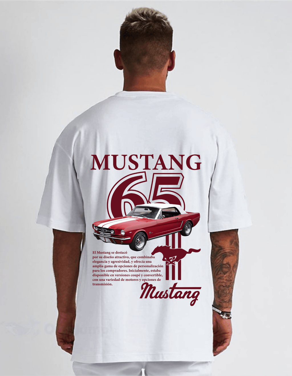 MUSTANG65 OVERSIZED T-SHIRT FOR MEN