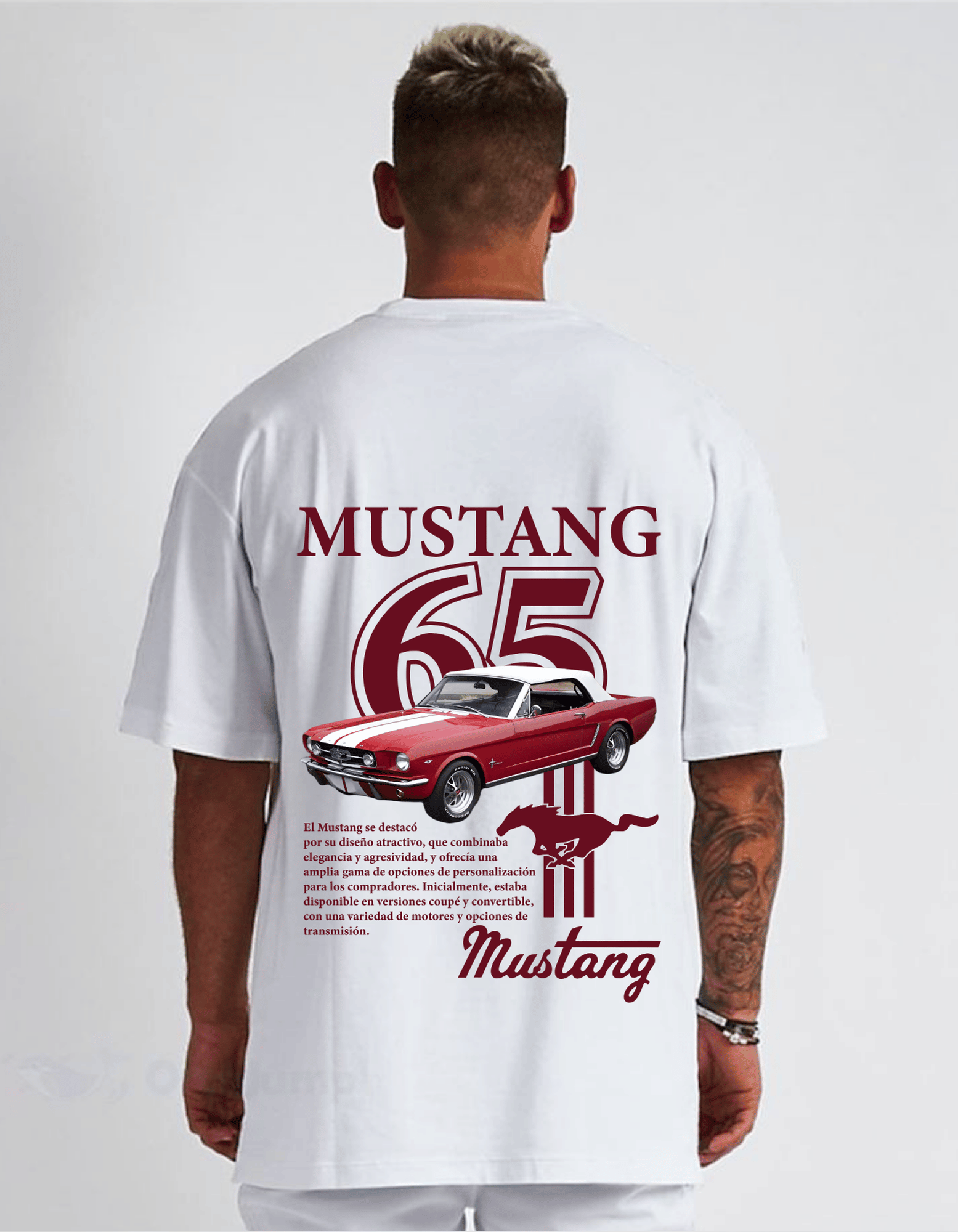 MUSTANG65 OVERSIZED T-SHIRT FOR MEN