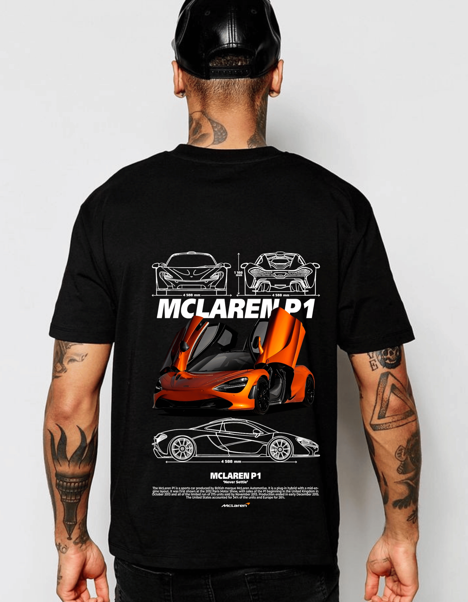 MCLAREN P1 REGULAR TSHIRTS FOR MEN